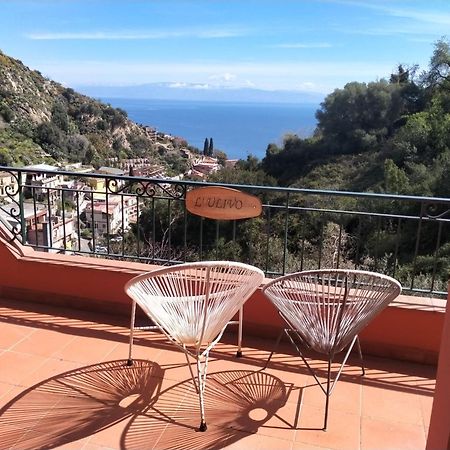 Villa Vittorio - Splendid panoramic sea view terrace Taormina Esterno foto