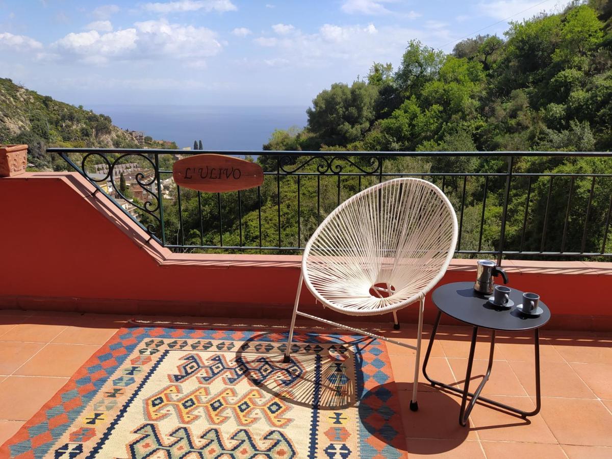 Villa Vittorio - Splendid panoramic sea view terrace Taormina Esterno foto