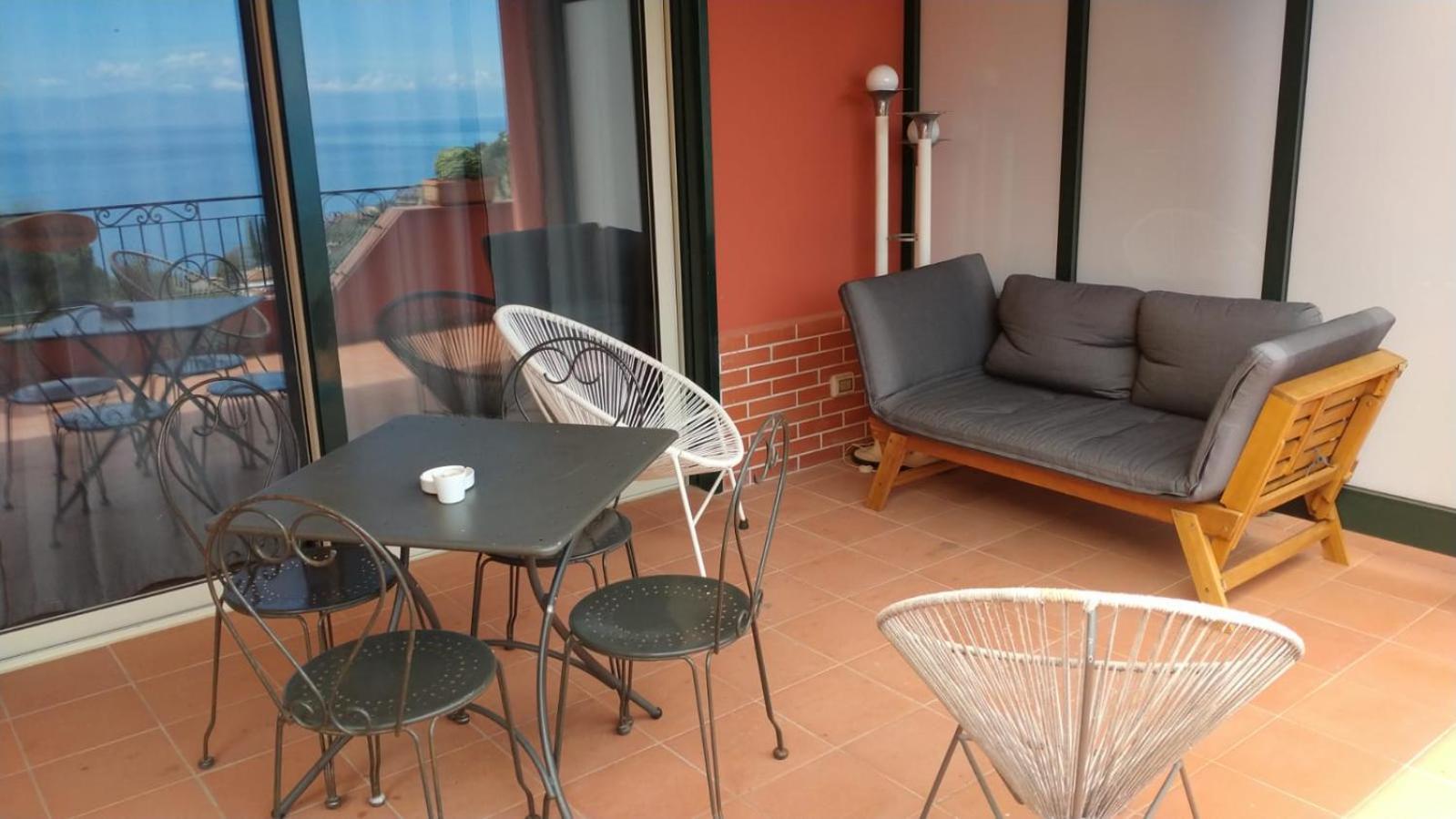 Villa Vittorio - Splendid panoramic sea view terrace Taormina Esterno foto
